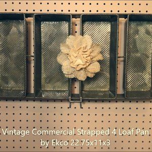 Vintage Industrial Strapped Loaf Pan